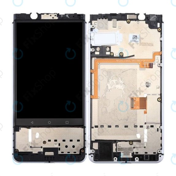 Wyświetlacz do Blackberry Keyone, Ekran dotykowy z ramką, Czarny, Black, TFT