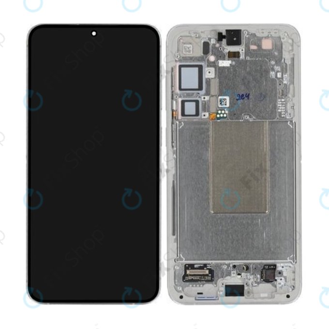 Wyświetlacz do Samsung S24+, Ekran dotykowy z ramką, GH82-33410B, S926B, Marble Grey, Genuine Service Pack