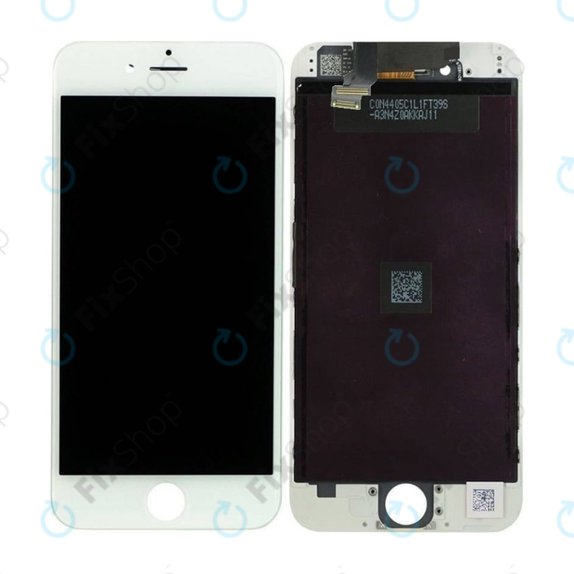 Wyświetlacz In-Cell dla iPhone 6, White, Ekran dotykowy z ramką, FixPremium