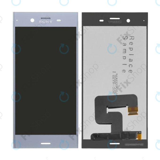Wyświetlacz do Sony Xperia XZ1 G8341, Ekran dotykowy bez ramki, Srebrny, Silver, TFT
