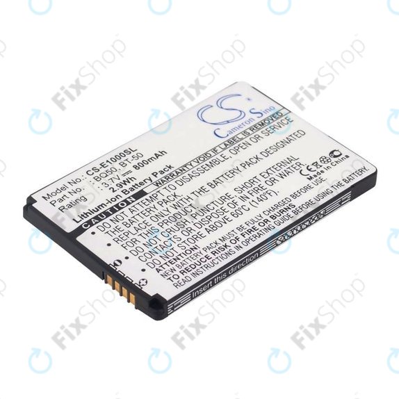 Bateria do Motorola Wilder, 800mAh, Li-Ion, 3.7V, BQ50, HQ