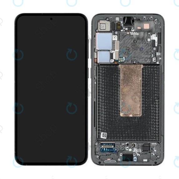 Wyświetlac do Samsung S23+, Ekran dotykowy z ramką, GH82-30477C, S916B, Zielony, Green, Genuine Service Pack