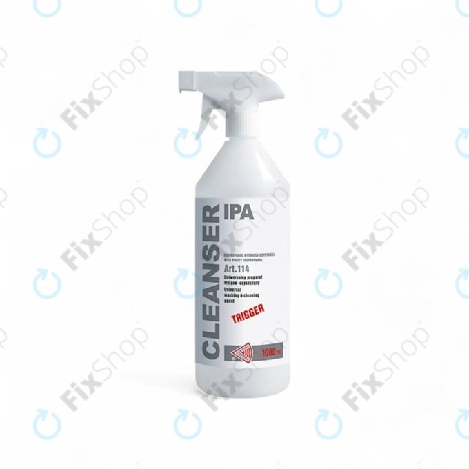 Izopropanol 100%, 1000 ml, z rozpylaczem, Cleanser IPA