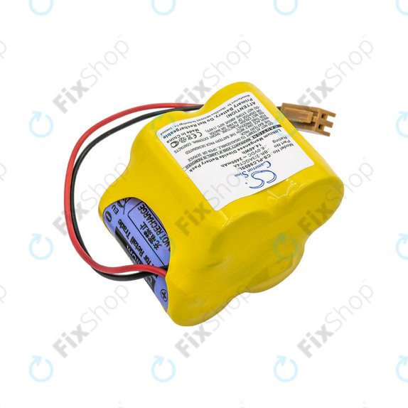 Bateria do Fanuc 18-T Series Programmable Logic, 2400mAh, Li-MnO2, 6V, BR-2/3AGCT4A, HQ