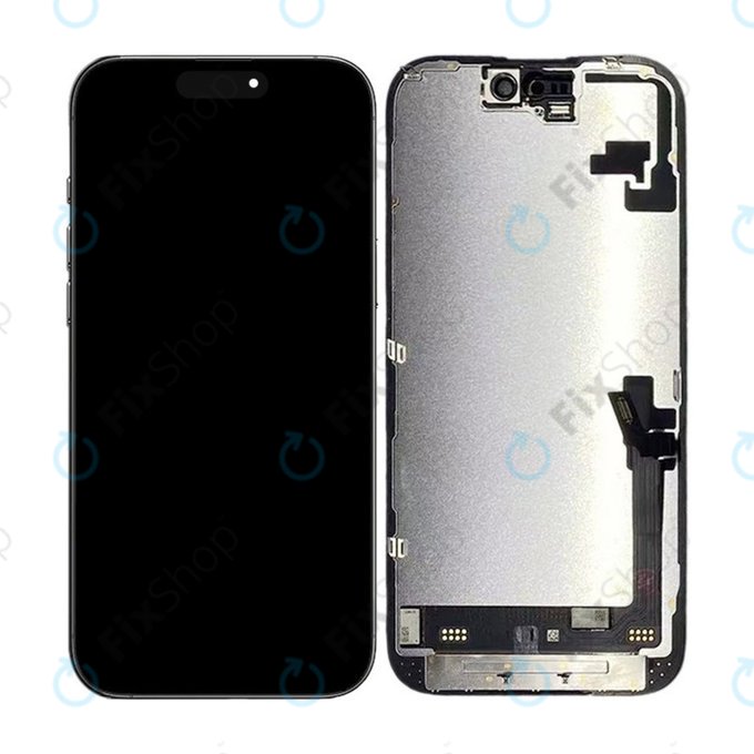 Wyświetlacz dla iPhone 16, Ekran dotykowy z ramką, Refurbished