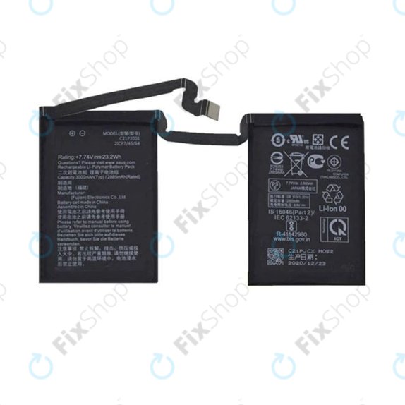 Bateria do Asus ROG Phone 5, 5 Pro, 5s, 5s Pro, 5 Ultimate, C21P2001, 6000mAh