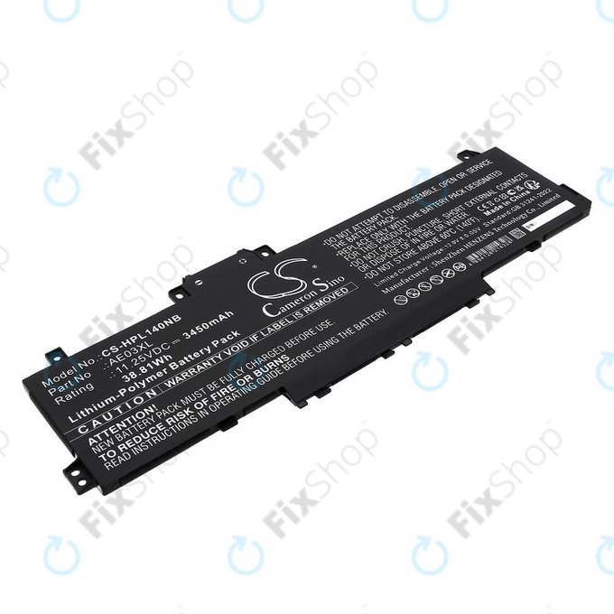 Bateria do HP 14, 15, 3450mAh, Li-Pol, 11.25V, AE03XL, HQ