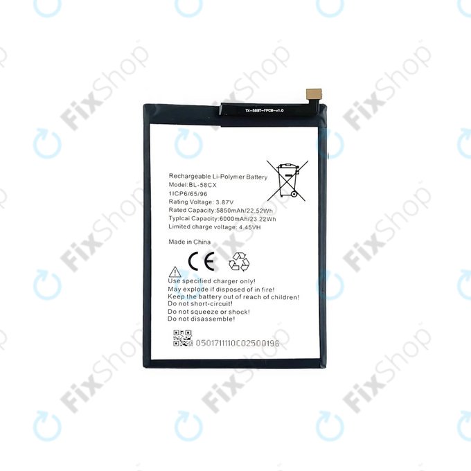 Bateria do Infinix Hot 10i, BL-58CX, 6000mAh