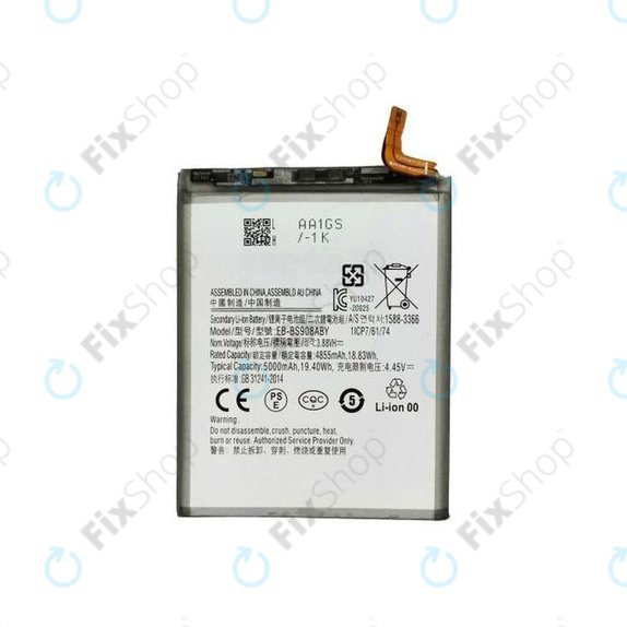 Bateria do Samsung S22 Ultra S908B, EB-BS908ABY, 5000mAh