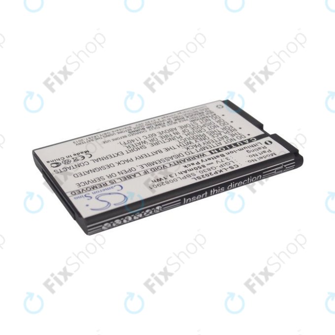 Bateria do LG KG120, 850mAh, Li-Ion, 3.7V, LGIP-G830, HQ