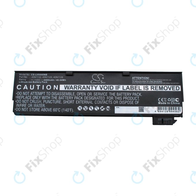 Bateria do Lenovo ThinkPad X240, X250, X260, S440, T440, T550, T560, 4400mAh, Li-Ion, 11.1V, 45N1132, HQ