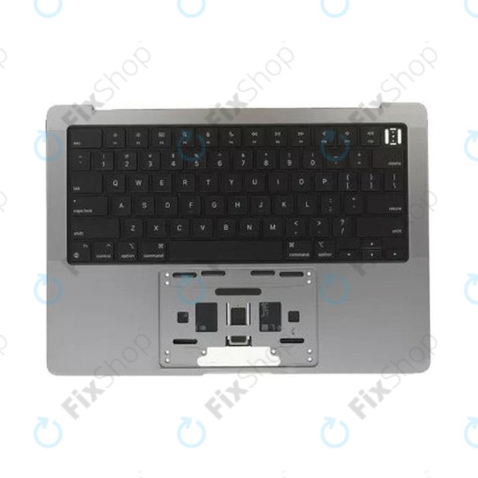 Górna rama klawiatury do MacBook Pro 14", A2442 (2021), A2779 (2023), z klawiaturą US i baterią, Space Gray, 661-32210, Genuine Apple