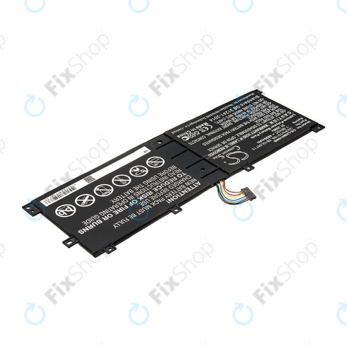 Bateria do Lenovo IdeaPad Miix 510, Miix520, Miix 5 Pro, 4850mAh, Li-Pol, 7.68V, 2ICP5/70/106, HQ