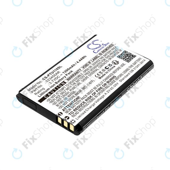 Bateria do Panasonic Kx-Tf200, Kx-Tu110, 1200mAh, Li-Ion, 3.7V, 523450AR, HQ