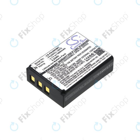 Bateria do Toshiba Camileo X200, X400, 1600mAh, Li-Ion, 3.7V, PA3985, HQ