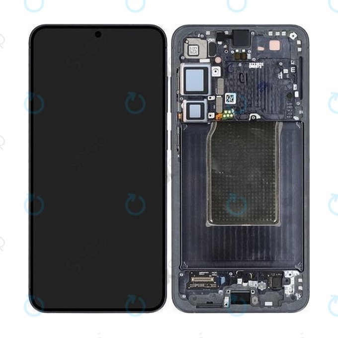 Wyświetlacz OLED do Samsung Galaxy S25 Plus, Ekran dotykowy z ramką, Blueblack