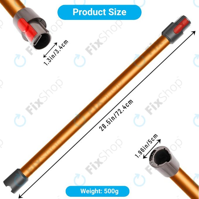Rura ssaca do Dyson V-series, Outsize, Pomarańczowy, Orange