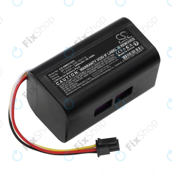 Bateria do Samsung PowerBot-E, Eureka i5, Midea i5, i9, 3400mAh, Li-Ion, 14.8V, BP14435A, HQ
