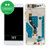Wyświetlacz do Huawei P10 lite, Ekran dotykowy z ramką, Pearl White, TFT
