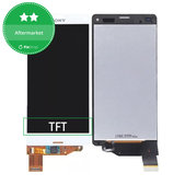 Wyświetlacz do Sony Xperia Z3 Compact D5803, Ekran dotykowy bez ramki, Bialy, White, TFT