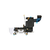 Złącze ładowania z taśmą flex do iPhone 6S, Srebrny, Silver