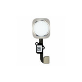 Przycisk Home z taśmą flex do iPhone 6, 6 Plus, Srebrny, Silver