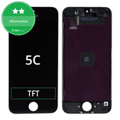 Wyświetlacz dla iPhone 5C, Black, Ekran dotykowy z ramką