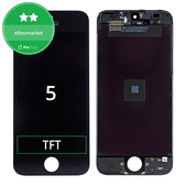 Wyświetlacz dla iPhone 5, Black, Ekran dotykowy z ramką