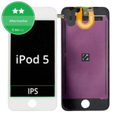 Wyświetlacz LCD dla iPod Touch (5th Gen, 6th Gen, 7th Gen), White, Ekran dotykowy z ramką