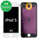 Wyświetlacz LCD dla iPod Touch (5th Gen, 6th Gen, 7th Gen), White, Ekran dotykowy z ramką
