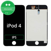 Wyświetlacz LCD dla iPod Touch (4th Gen), Black, Ekran dotykowy z ramką