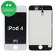 Wyświetlacz LCD dla iPod Touch (4th Gen), White, Ekran dotykowy z ramką