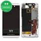 Wyświetlacz 3G do Blackberry Z10, Ekran dotykowy z ramką, Biały, White, TFT