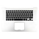 Górna ramka klawiatury z klawiaturą UK do MacBook Pro 15" A1398 (Late 2013 - Mid 2014)