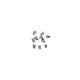 Zestaw srub dolnej obudowy do MacBook Pro 13" A1425, A1502, 15" A1398
