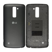Tylna pokrywa baterii do LG K10 K420N, ACQ89015001, Czarny, Black, Genuine Service Pack