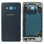 Tylna pokrywa baterii do Samsung A7 A700F, GH96-08413B, Midnight Black, Genuine Service Pack
