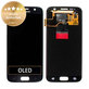 Wyświetlacz z ekranem dotykowym do Samsung S7 G930F, GH97-18523A, GH97-18761A, GH97-18757A, Czarny, Black, Genuine Service Pack