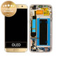 Wyświetlacz do Samsung S7 Edge G935F, Ekran dotykowy z ramką, GH97-18533C, GH97-18594C, GH97-18767C, Złoty, Gold, Genuine Service Pack