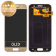 Wyświetlacz z ekranem dotykowym do Samsung A3 A320F (2017), GH97-19732B, GH97-19753B, Gold Sand, Genuine Service Pack