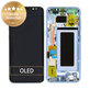 Wyświetlacz do Samsung S8 G950F, Ekran dotykowy z ramką, GH97-20457D, GH97-20473D, GH97-20458D, GH97-20629D, Coral Blue, Genuine Service Pack