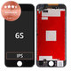 Wyświetlacz dla iPhone 6S, Black, Ekran dotykowy z ramką, Refurbished