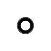 Szklo obiektywu tylnej kamery z ramka do iPhone 7, Czarny, Black