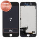 Wyświetlacz dla iPhone 7, Black, Ekran dotykowy z ramką, Refurbished