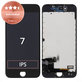 Wyświetlacz dla iPhone 7, Black, Ekran dotykowy z ramką, Refurbished
