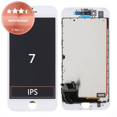 Wyświetlacz dla iPhone 7, White, Ekran dotykowy z ramką, Refurbished