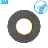 Taśma dwustronna 3M, 5mm x 50m, Czarny, Black