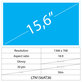 Wyświetlacz 15,6" LCD Slim Glossy, 30 pin, HD