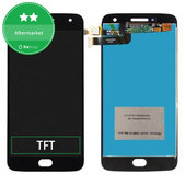 Wyświetlacz do Motorola Moto G5 Plus, Ekran dotykowy bez ramki, Czarny, Black, TFT