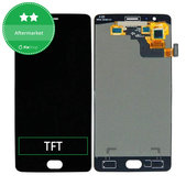 Wyświetlacz do OnePlus 3, 3T, Ekran dotykowy bez ramki, Czarny, Black, TFT